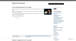Desktop Screenshot of fightthesmears.wordpress.com