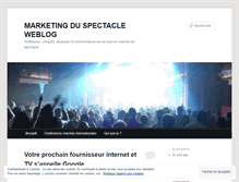 Tablet Screenshot of marketingduspectacle.wordpress.com