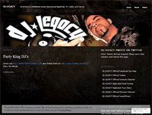 Tablet Screenshot of djlegacy305.wordpress.com
