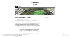 Desktop Screenshot of forwardmag.wordpress.com