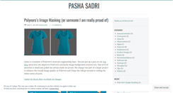 Desktop Screenshot of pashasadri.wordpress.com