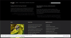 Desktop Screenshot of frog9.wordpress.com