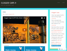 Tablet Screenshot of cloggedcaps.wordpress.com