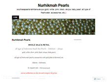 Tablet Screenshot of nurhikmahpearls.wordpress.com