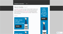 Desktop Screenshot of chapstickcosmetic.wordpress.com