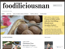 Tablet Screenshot of foodiliciousnan.wordpress.com