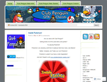 Tablet Screenshot of clubpenguinqtkcheats.wordpress.com