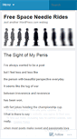 Mobile Screenshot of freespaceneedlerides.wordpress.com