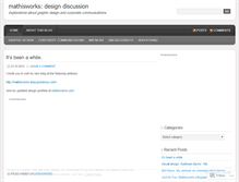 Tablet Screenshot of mathisworks.wordpress.com