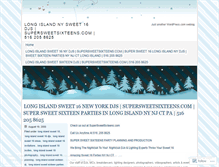Tablet Screenshot of longislandnysweet16djs.wordpress.com