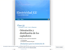 Tablet Screenshot of electricidadez.wordpress.com