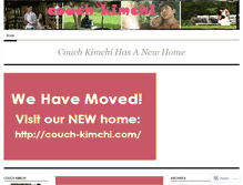 Tablet Screenshot of couchkimchi.wordpress.com