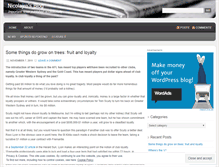 Tablet Screenshot of nicolajrn.wordpress.com