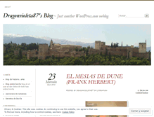 Tablet Screenshot of dragonvioleta87.wordpress.com