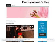 Tablet Screenshot of flowerpower001.wordpress.com