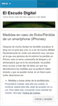 Mobile Screenshot of escudodigital.wordpress.com