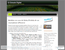 Tablet Screenshot of escudodigital.wordpress.com