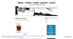 Desktop Screenshot of lidelse.wordpress.com