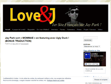 Tablet Screenshot of loveandj.wordpress.com