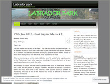 Tablet Screenshot of labradorpark.wordpress.com