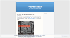 Desktop Screenshot of freshsounds99.wordpress.com