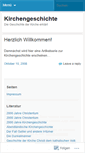 Mobile Screenshot of kirchengeschichte.wordpress.com