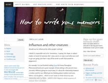 Tablet Screenshot of howtowriteyourmemoirs.wordpress.com