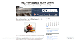 Desktop Screenshot of johncosgrove.wordpress.com