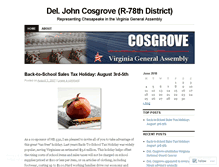 Tablet Screenshot of johncosgrove.wordpress.com