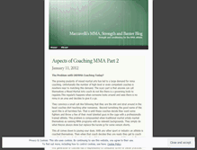 Tablet Screenshot of maccavelli.wordpress.com