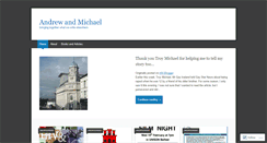 Desktop Screenshot of andrewandmichael.wordpress.com