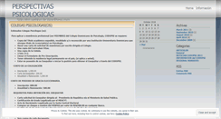 Desktop Screenshot of perspectivaspsicologicas.wordpress.com