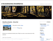 Tablet Screenshot of einvestimentos.wordpress.com