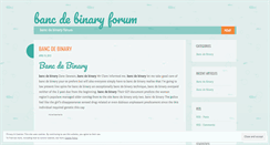 Desktop Screenshot of helpint.bancdebinaryforum.wordpress.com