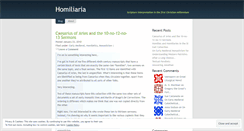 Desktop Screenshot of homiliaria.wordpress.com