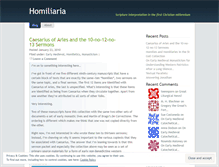 Tablet Screenshot of homiliaria.wordpress.com