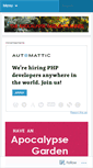 Mobile Screenshot of apocalypsegarden.wordpress.com