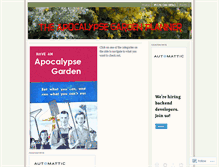 Tablet Screenshot of apocalypsegarden.wordpress.com