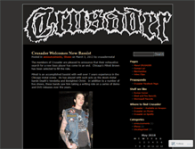 Tablet Screenshot of crusadermetal.wordpress.com