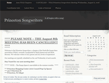 Tablet Screenshot of princetonsongwriters.wordpress.com