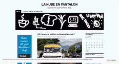 Desktop Screenshot of lanubeenpantalon.wordpress.com