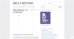 Desktop Screenshot of bellybeyondnz.wordpress.com