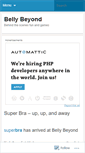 Mobile Screenshot of bellybeyondnz.wordpress.com