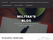 Tablet Screenshot of militak.wordpress.com