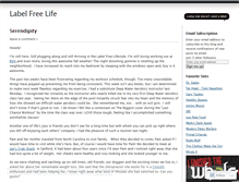 Tablet Screenshot of labelfreelife.wordpress.com