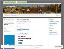 Tablet Screenshot of lovinelgin.wordpress.com