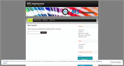Desktop Screenshot of msimpresores.wordpress.com
