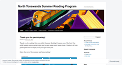 Desktop Screenshot of ntsummerreading.wordpress.com