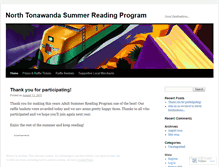 Tablet Screenshot of ntsummerreading.wordpress.com
