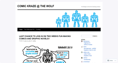 Desktop Screenshot of comickraze.wordpress.com